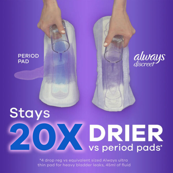 Always Discreet Incontinence Pads Heavy Absorbency - Image 3
